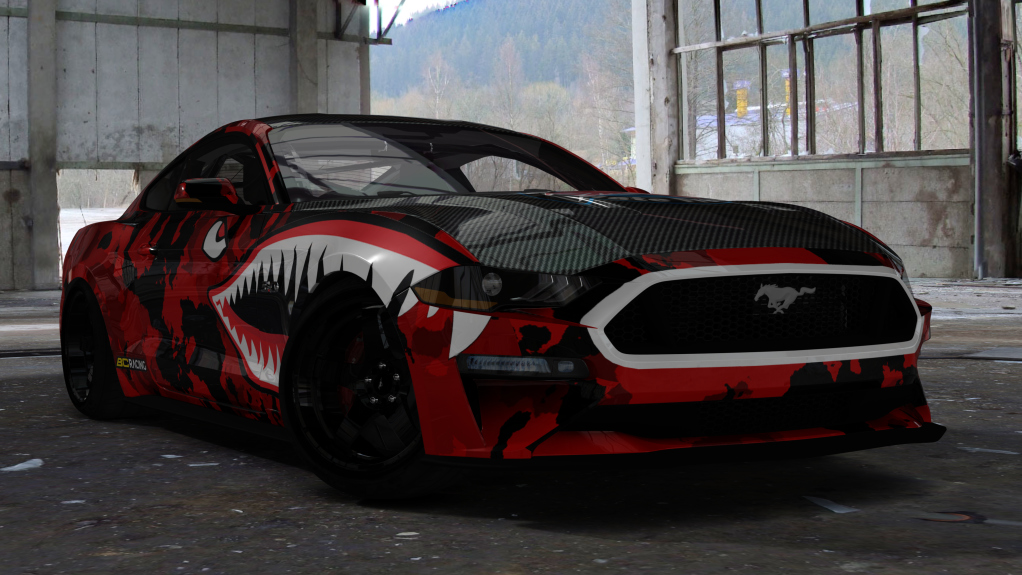 ADC Ford Mustang  420, skin Team Teeth Red