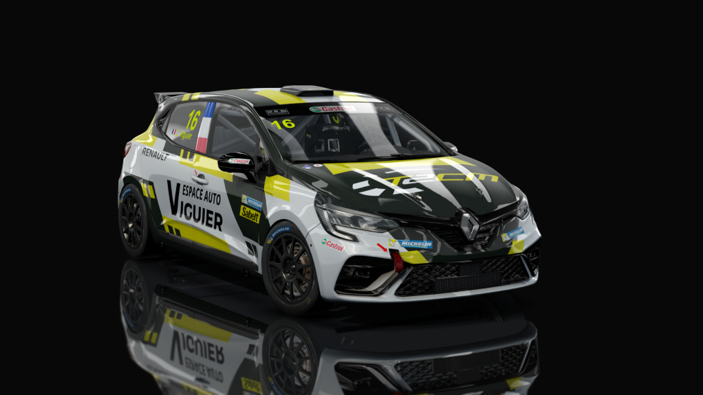 Renault Clio 5 Cup, skin t2cm_16_viguier