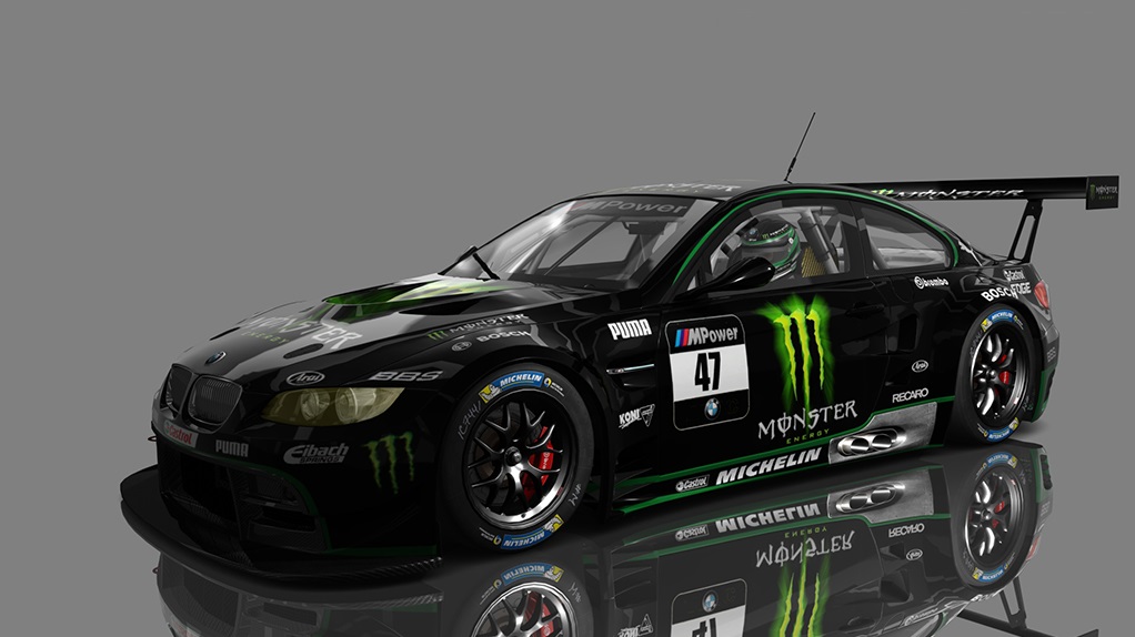BMW M3 E92 Cup, skin 47_Team_Monster