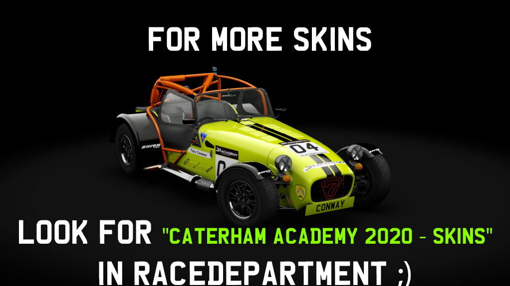 Caterham Academy 2020, skin 04_conway