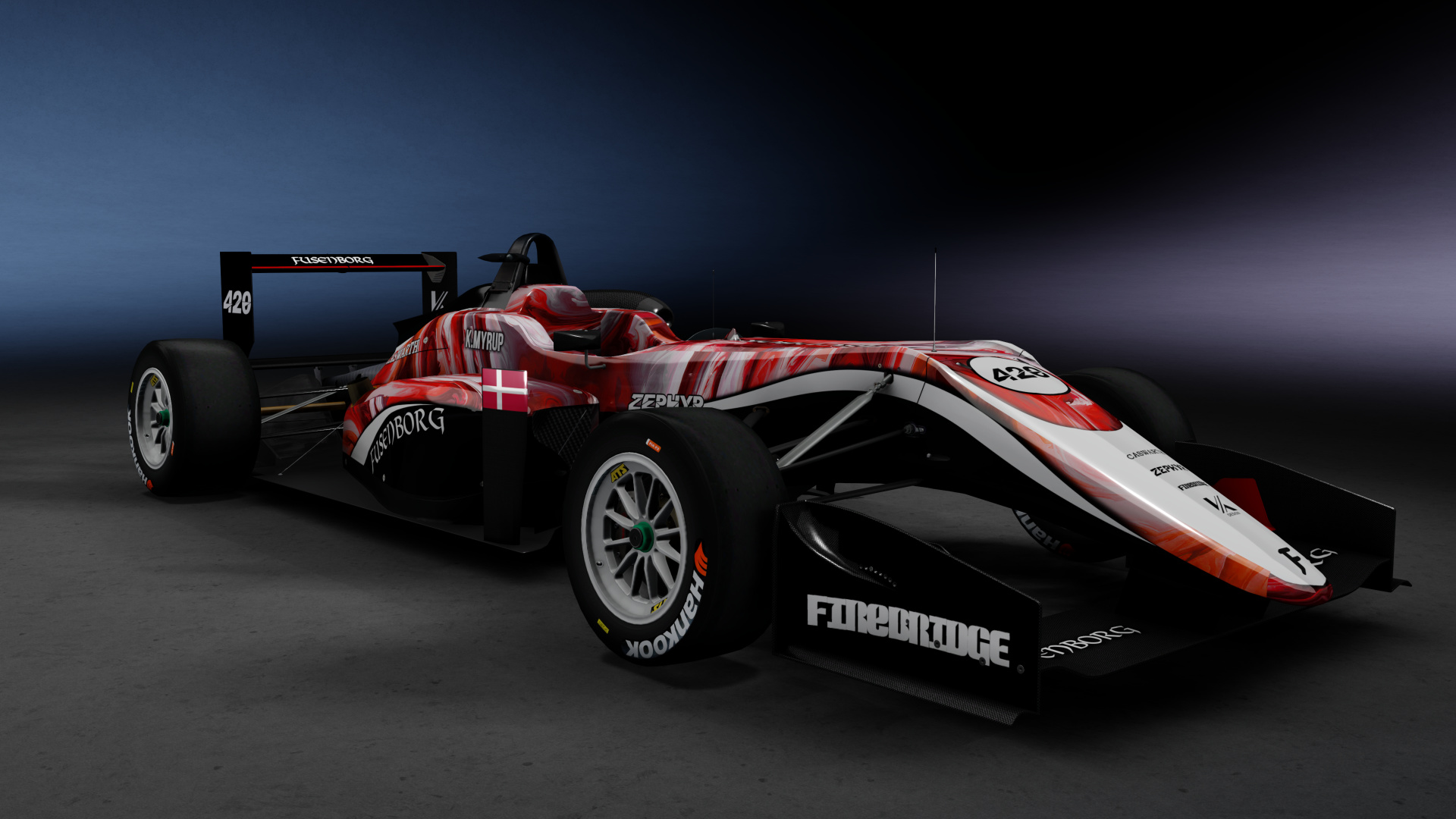 Dallara F317, skin Fusenborg_KristianMyrup_420