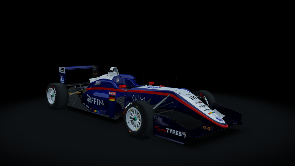 Dallara F317, skin Griffin_21_Bose