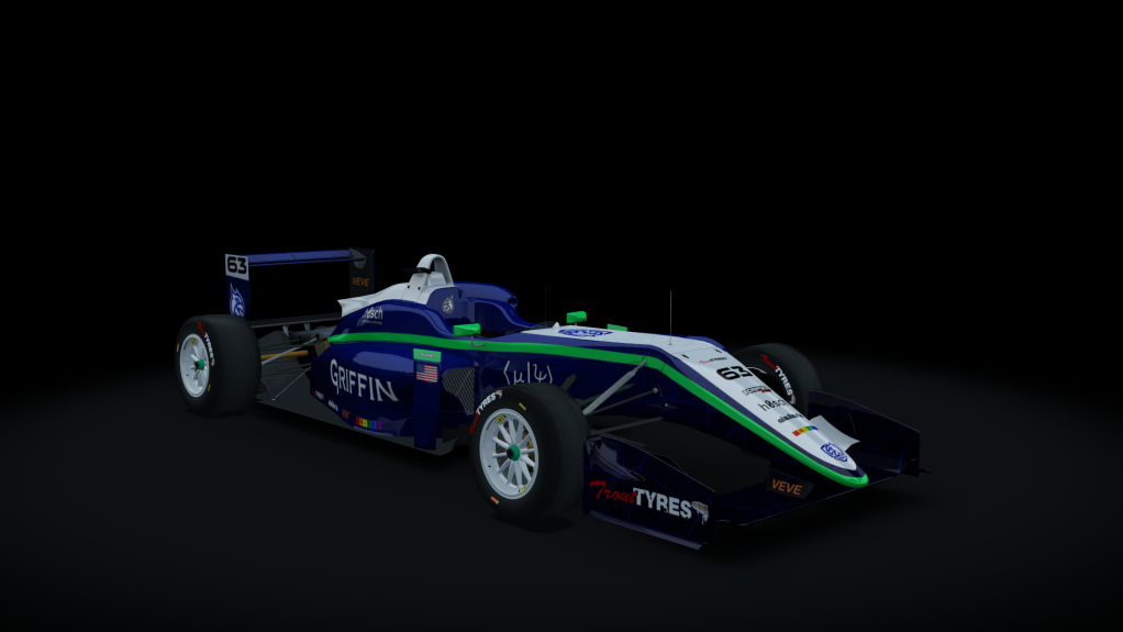 Dallara F317, skin Griffin_63_Burnett