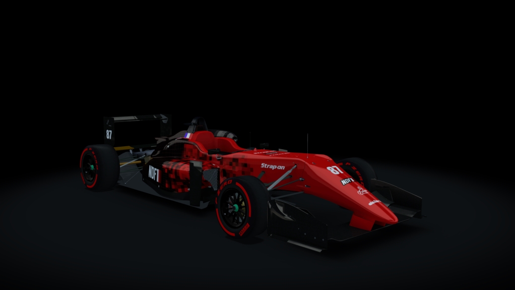 Dallara F317, skin TroutLeague_NDF1_Anthony_Barreau