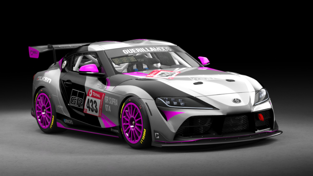 Toyota Supra GT4, skin GR_Racing_Pink