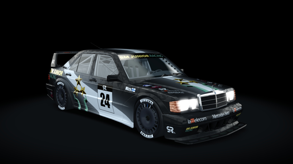 Mercedes-Benz 190E EVO II, skin BM_Junior_24_Mizzy