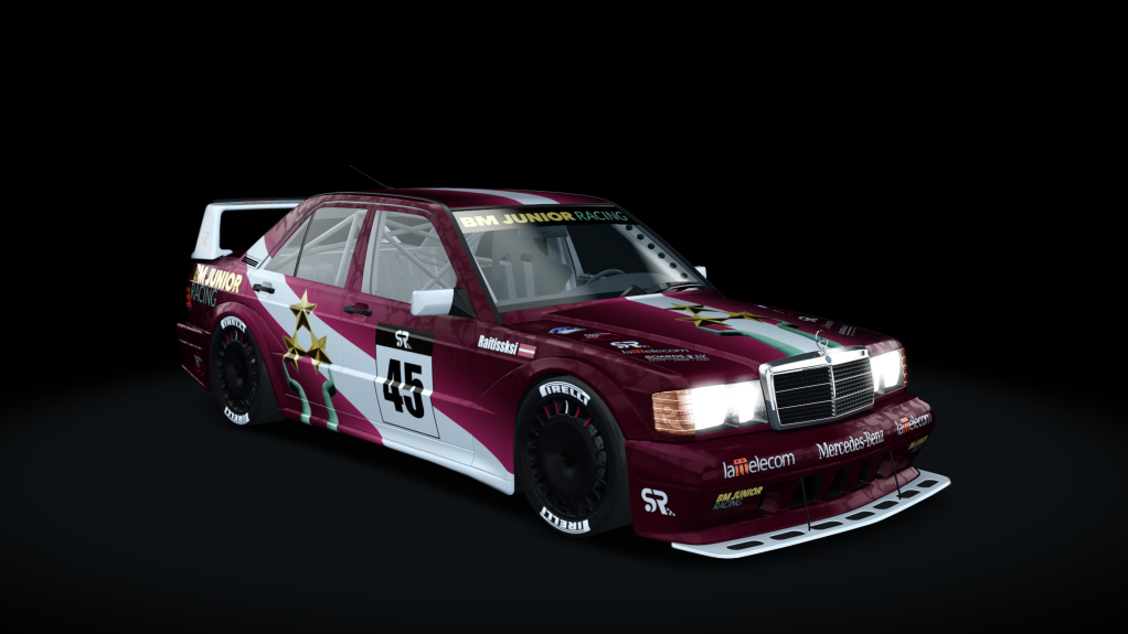 Mercedes-Benz 190E EVO II, skin BM_Junior_45_Raitissksi