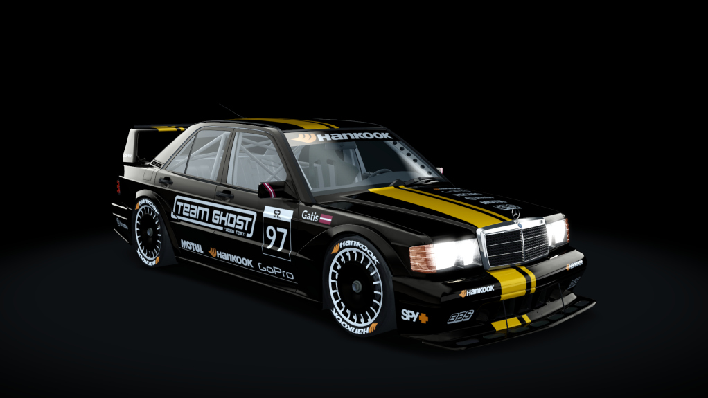 Mercedes-Benz 190E EVO II, skin Team_Ghost_97_Gatis