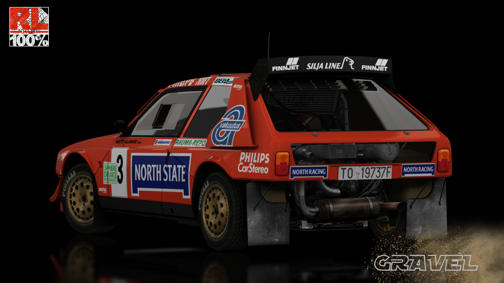 Lancia Delta S4 Gr. B Gravel, skin Alamaki_LHill87