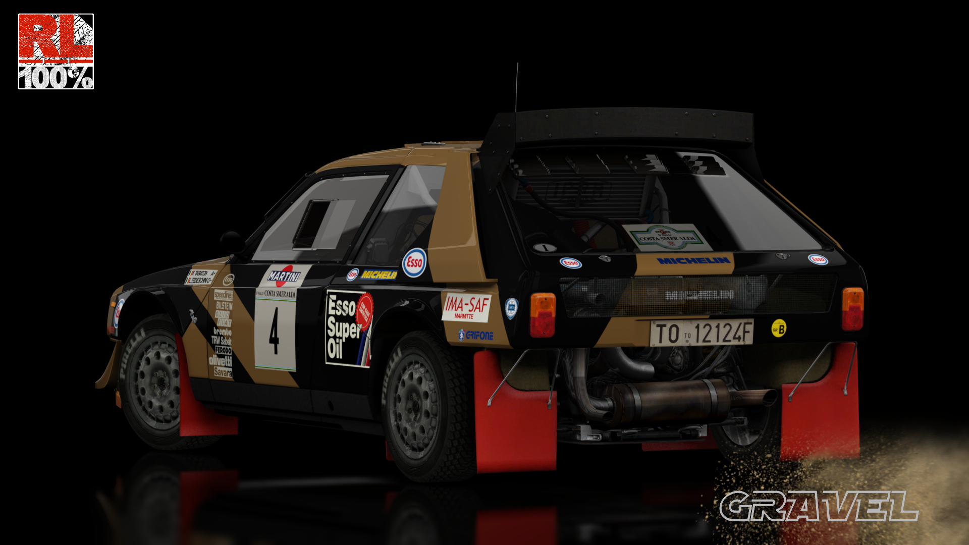 Lancia Delta S4 Gr. B Gravel, skin Grifone_Costa_Smeralda