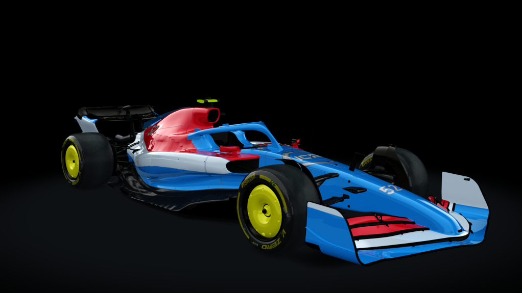 VRC Formula Alpha 2022, skin Intercontinental_Racing_521_Byron_Thompson