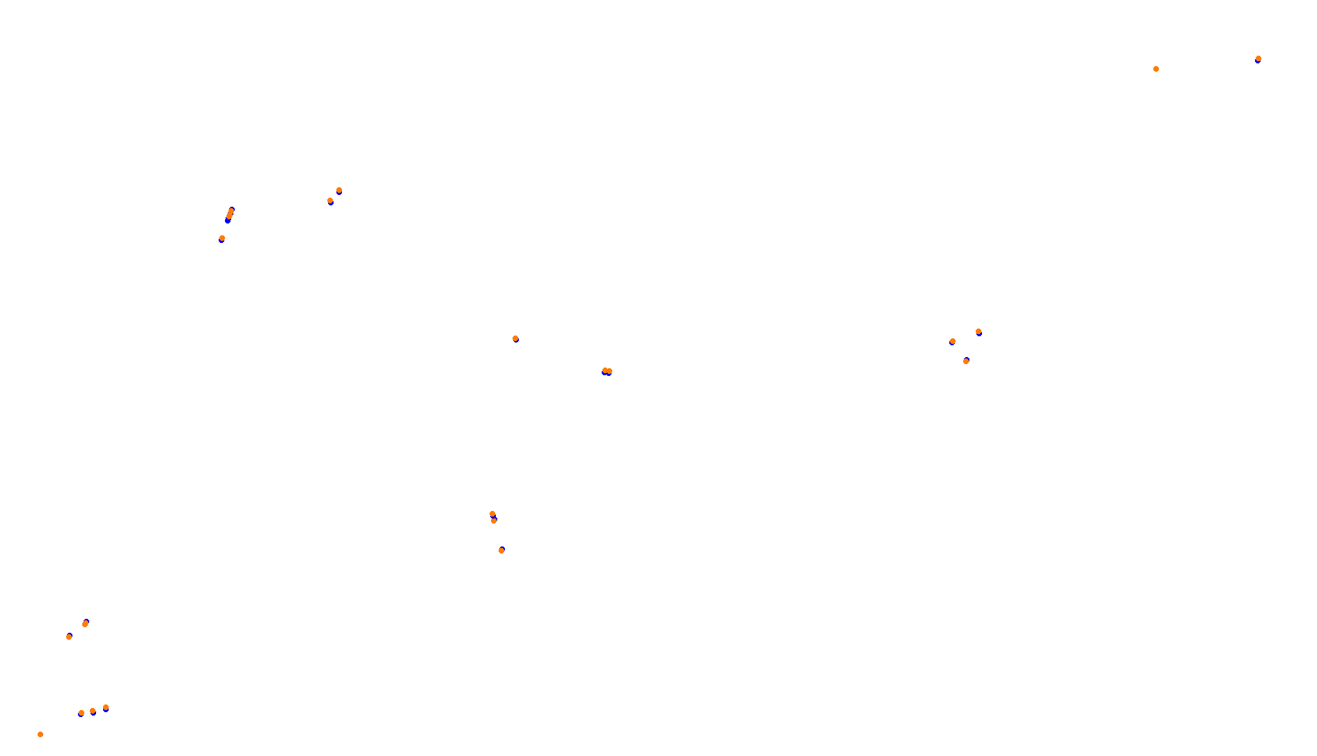 Imola OSRW Trout collisions