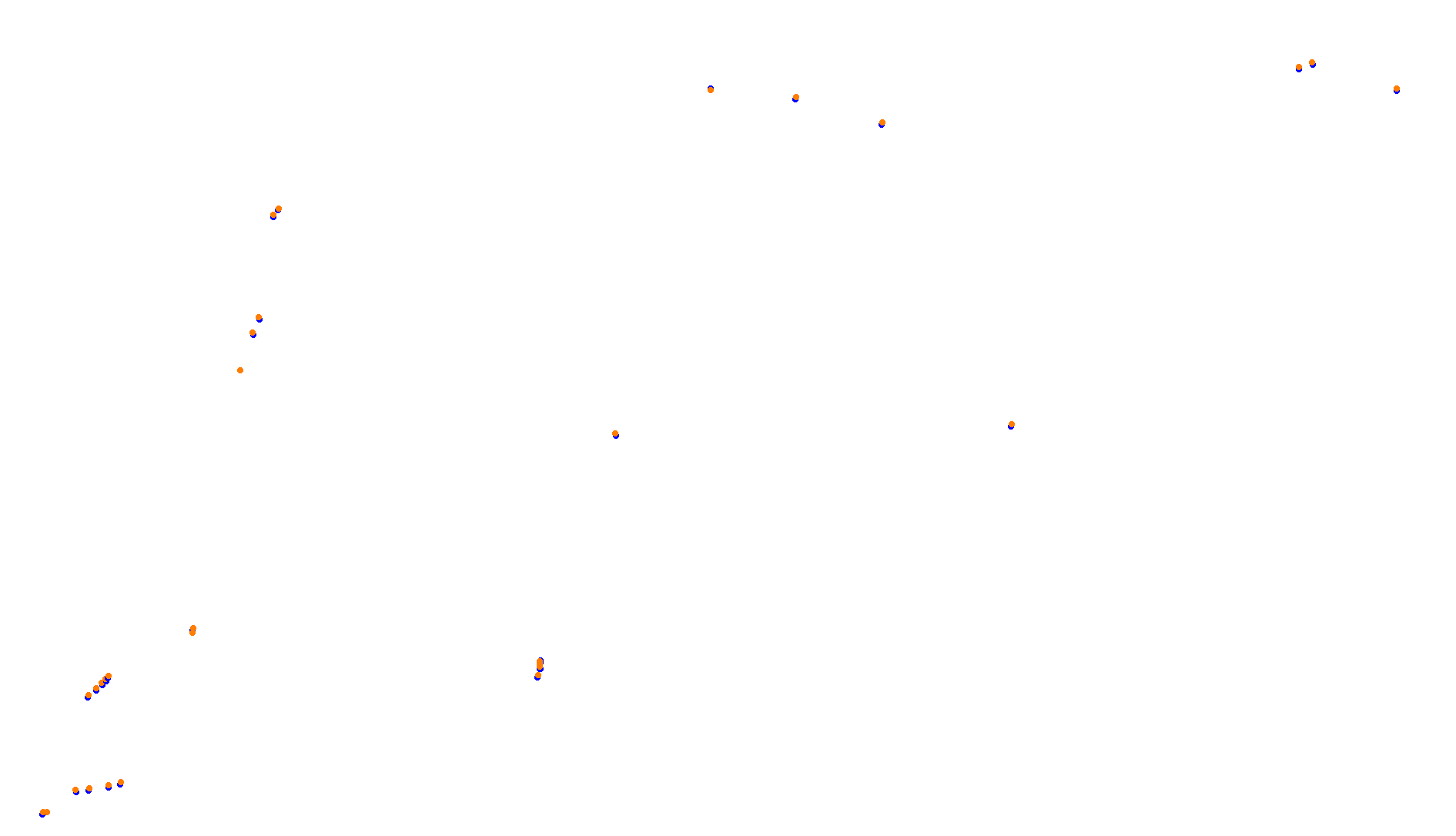 Imola OSRW Trout collisions