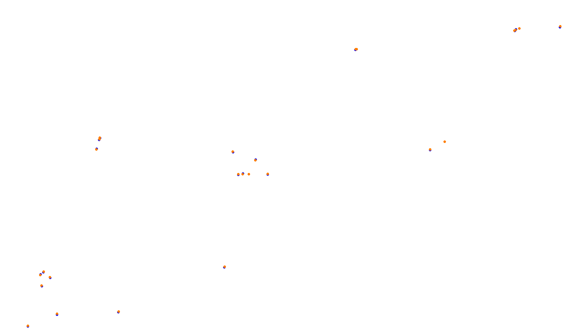 Imola OSRW Trout collisions