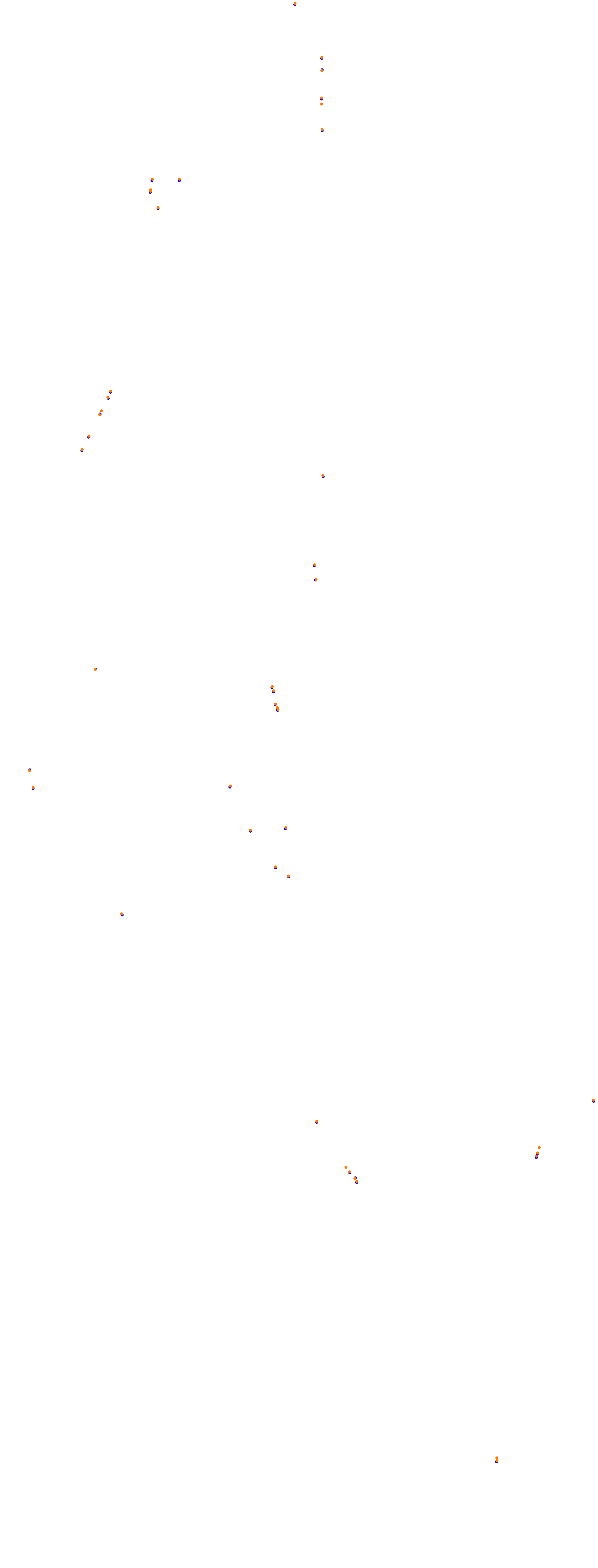 Nurburgring - GP (Formula) Trout collisions